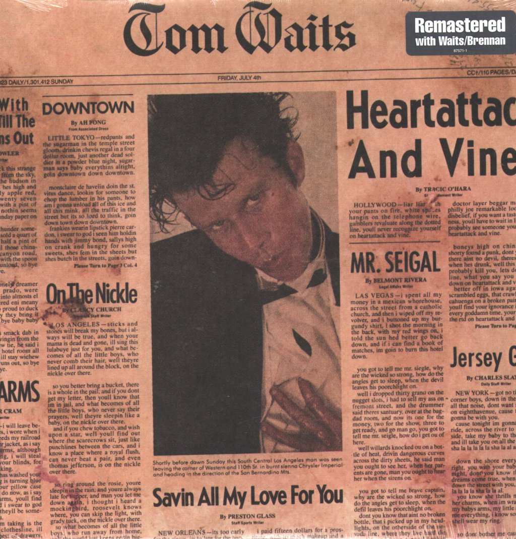 Tom Waits - Heartattack and Vine - Lp