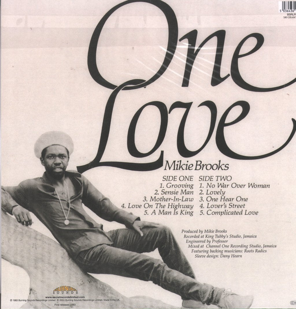 Mikie Brooks With Roots Radics - One Love - Lp