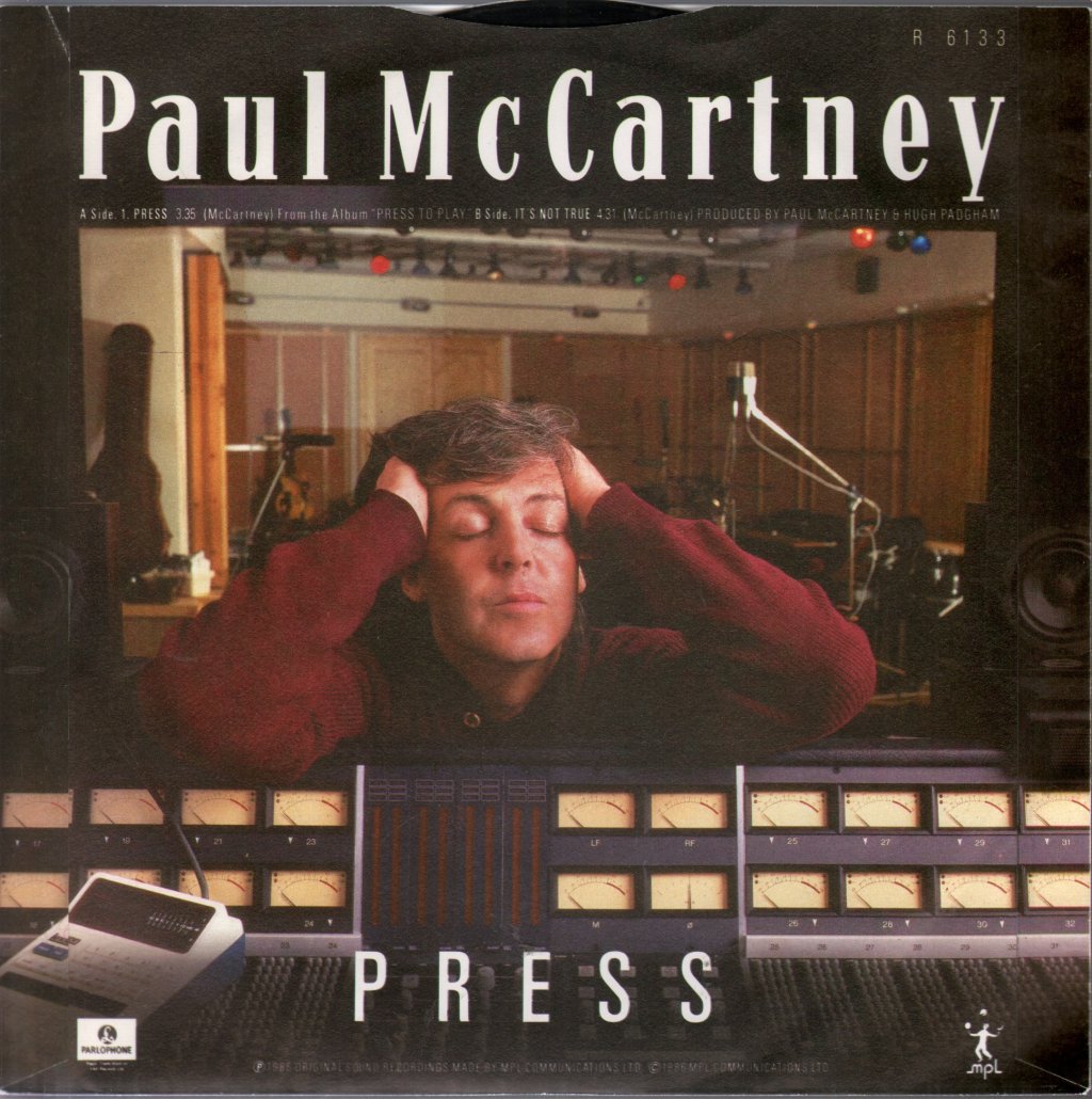 Paul McCartney - Press - 7 Inch