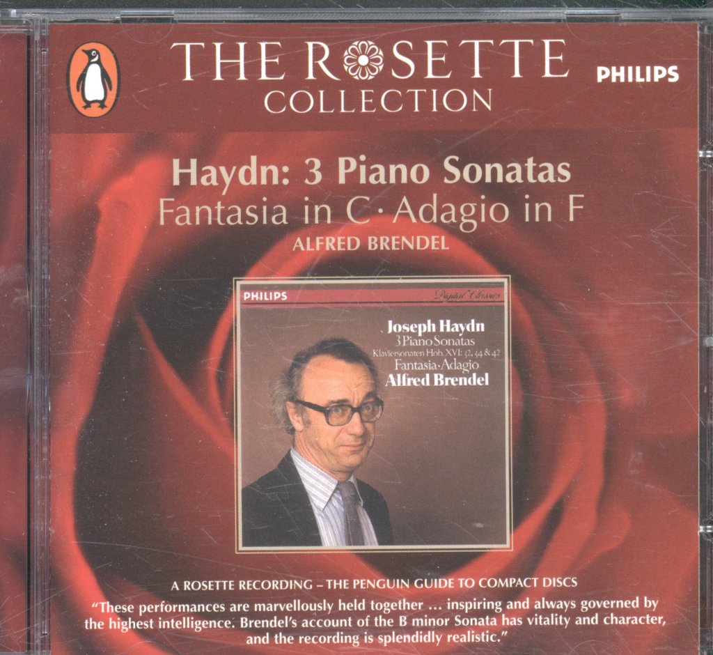 Alfred Brendel - Haydn - 3 Piano Sonatas, The Rosette Collection - Cd