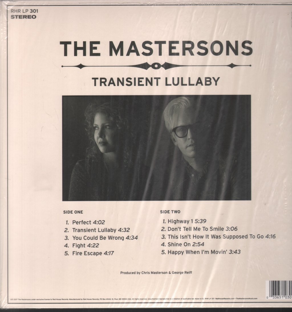 Mastersons - Transient Lullaby - Lp