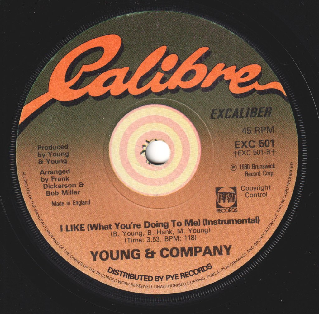 Young And Company - I Like What You're Doing To Me - 7 Inch