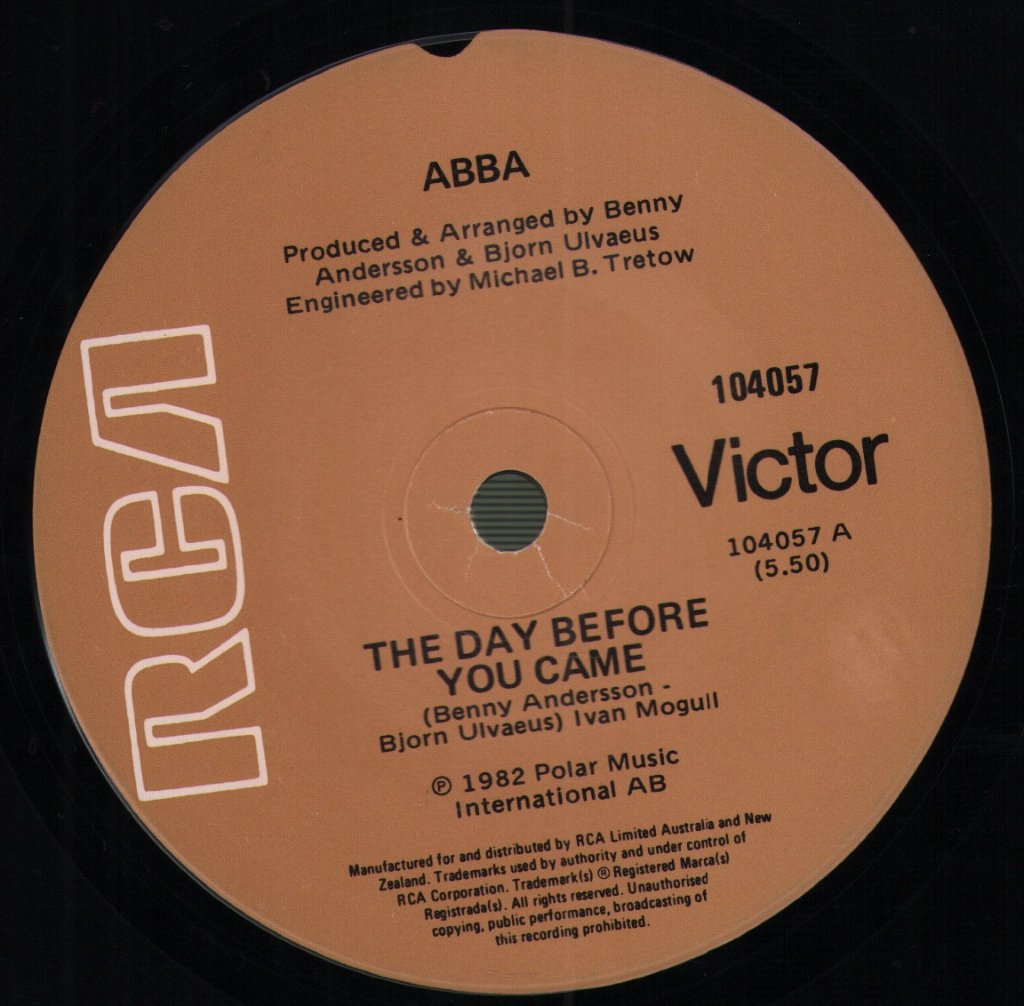 ABBA - Day Before You Came - 7 Inch