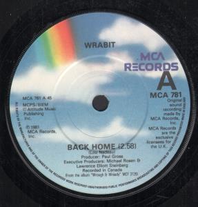 Wrabit - Back Home - 7 Inch