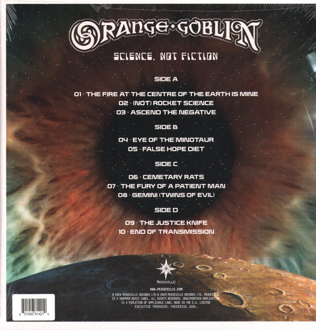 Orange Goblin - Science, Not Fiction - Double Lp