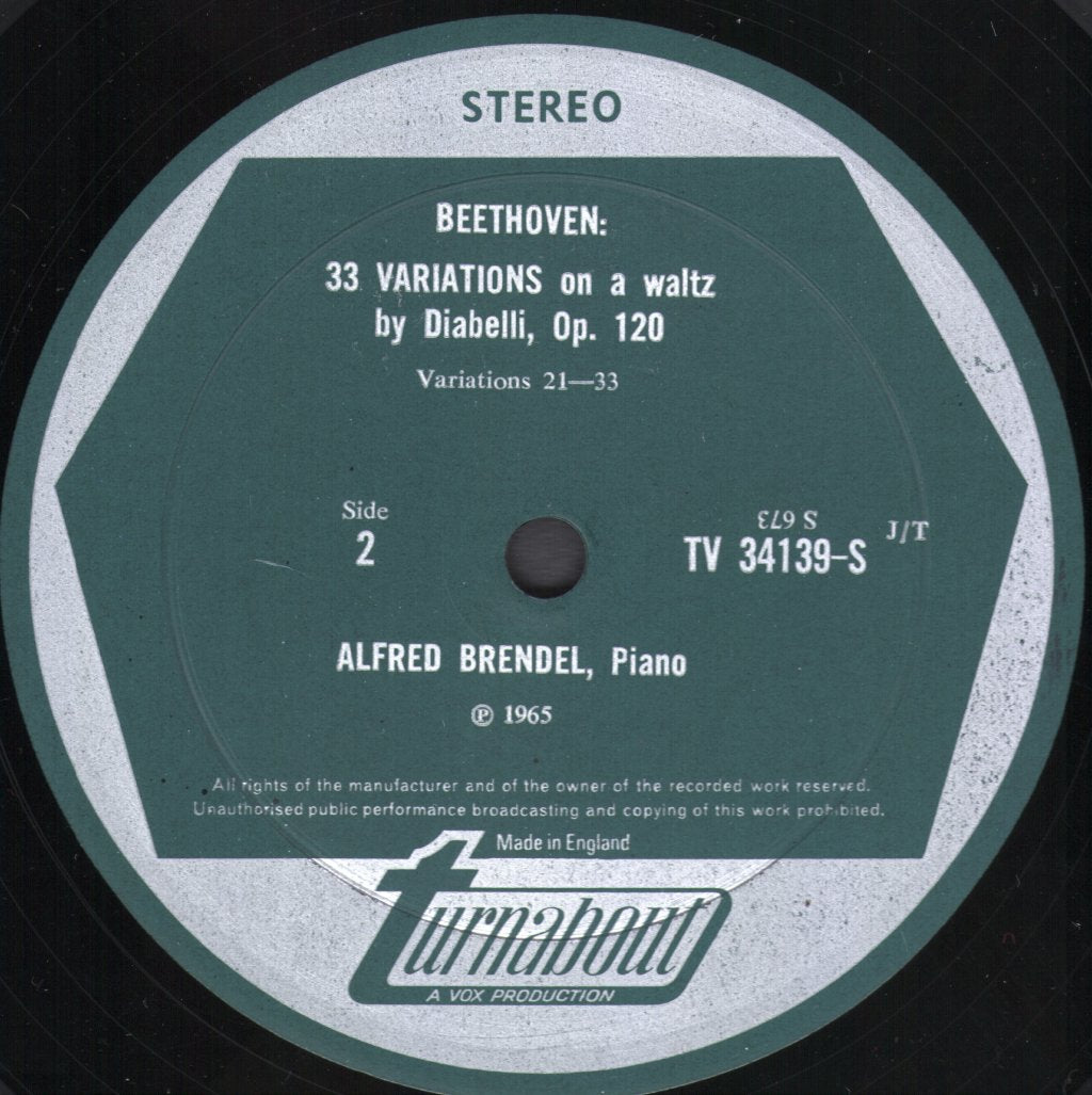 Alfred Brendel - Beethoven Diabelli Variations - Lp