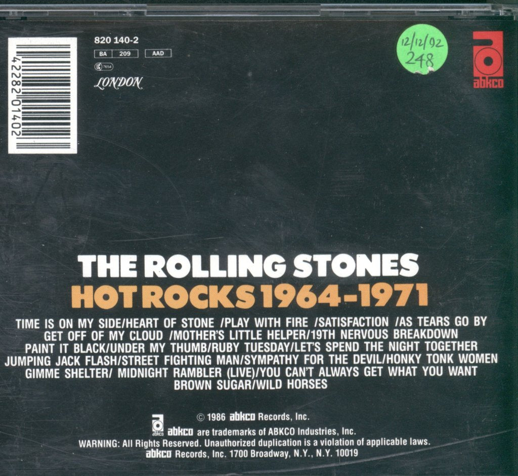 Rolling Stones - Hot Rocks 64-71 - Cd