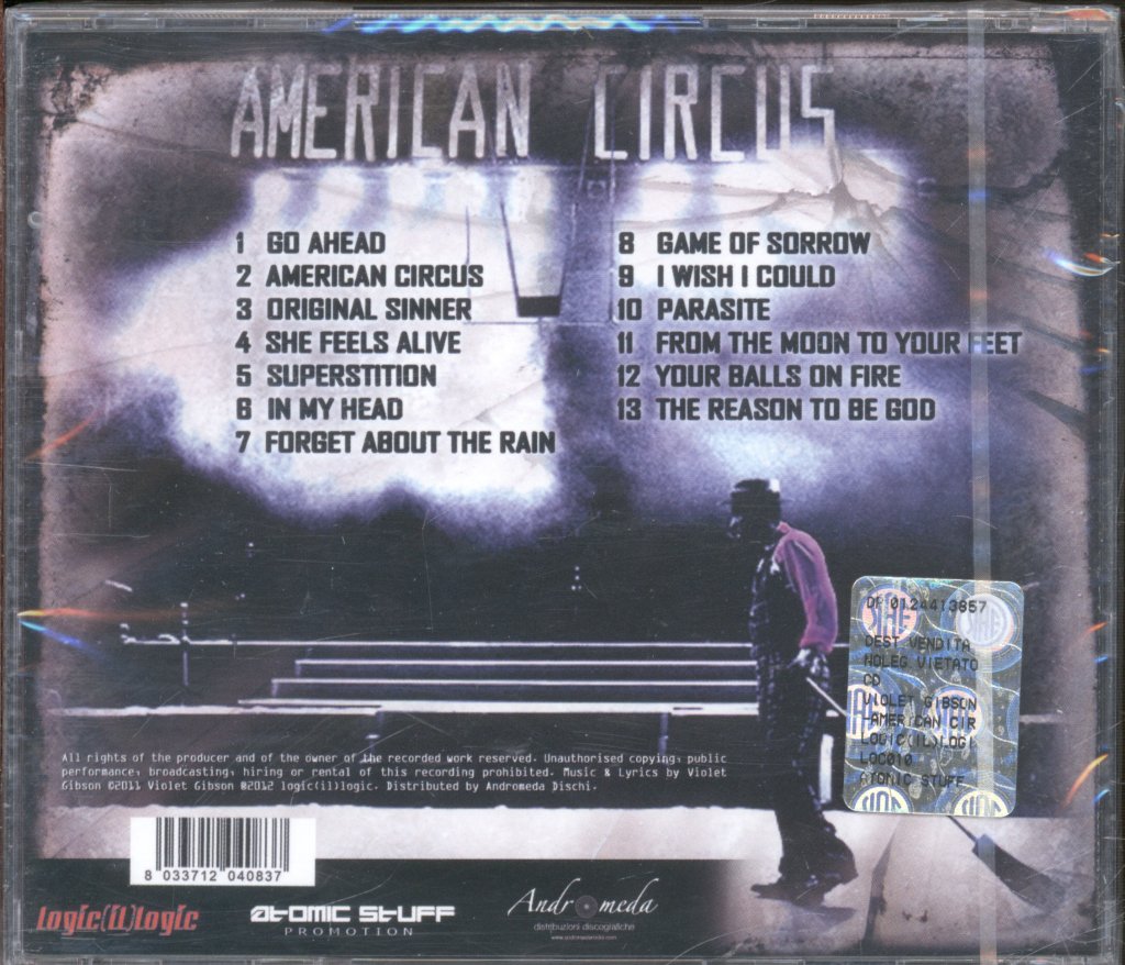 Violet Gibson - American Circus - Cd