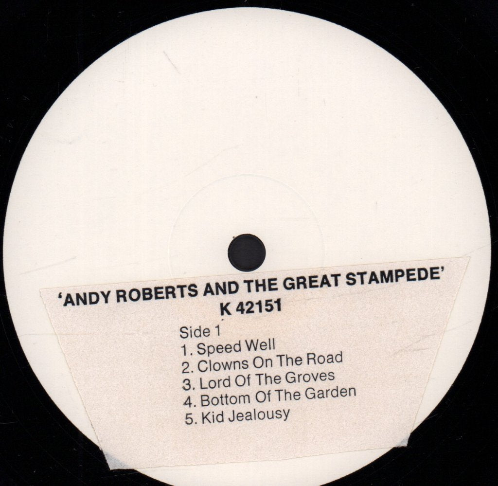 Andy Roberts And The Great Stampede - Andy Roberts And The Great Stampede - Lp