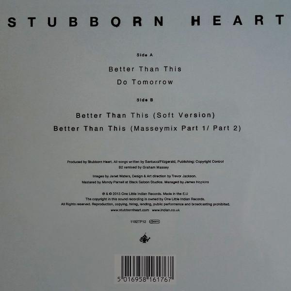 Stubborn Heart - Better Than This - 12 Inch