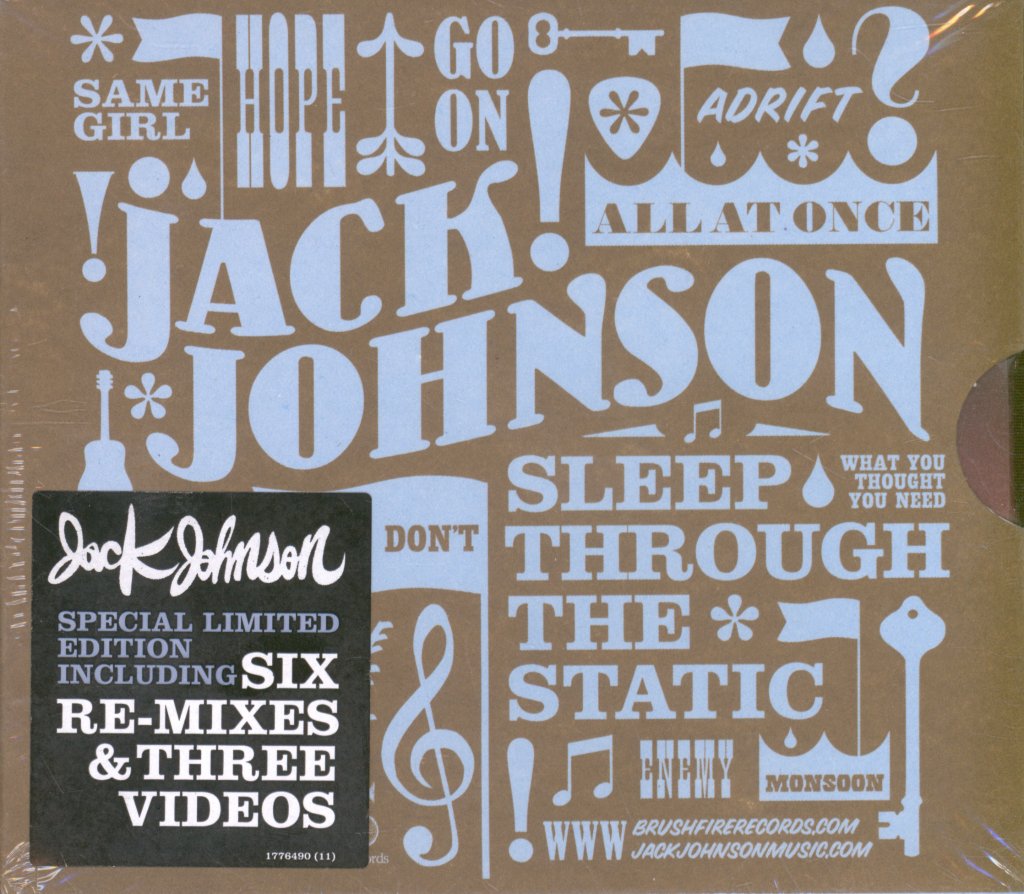 Jack Johnson - Sleep Through The Static - Double Cd