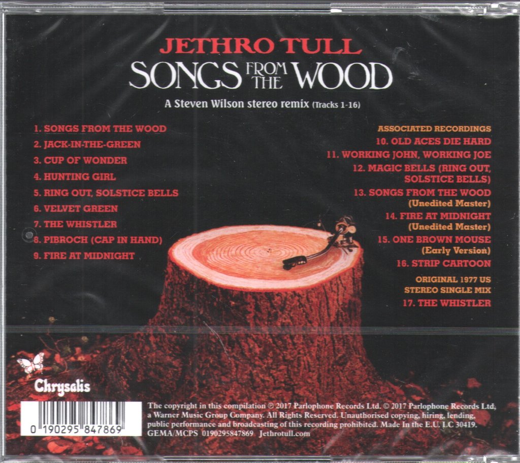 Jethro Tull - Songs From The Wood 40th Anniversary Edition - Cd