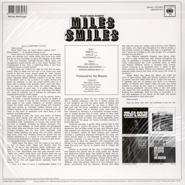 Miles Davis Quintet - Miles Smiles - Lp