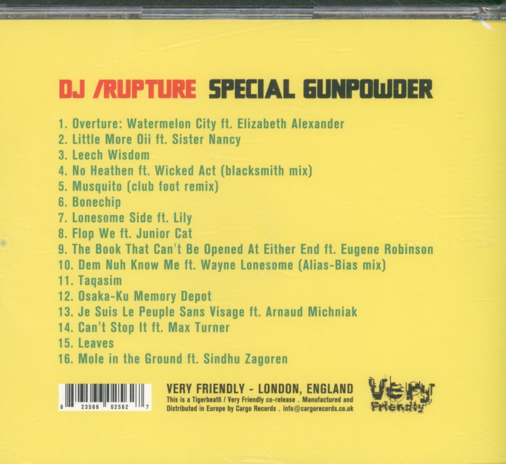 DJ /rupture - Special Gunpowder - Cd