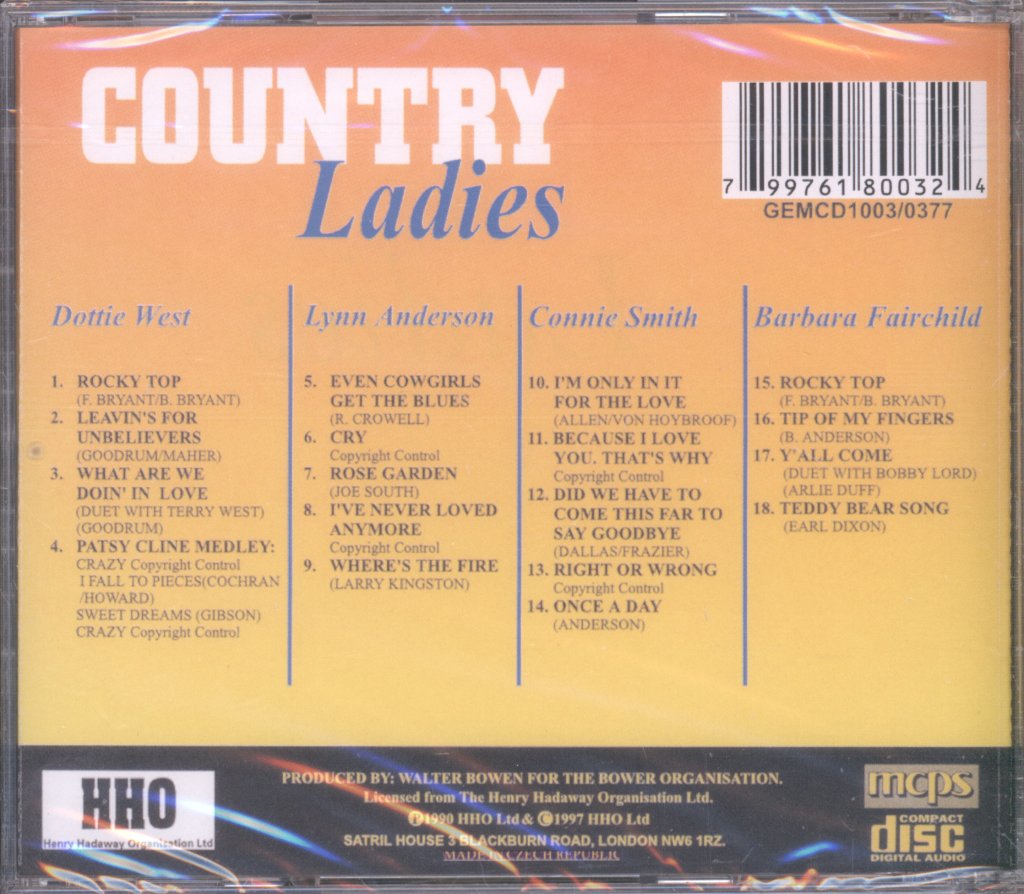 Various Artists - Country Ladies - Cd