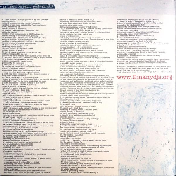 2 Many DJ's - As Heard On Radio Soulwax Pt.2 - Double Lp