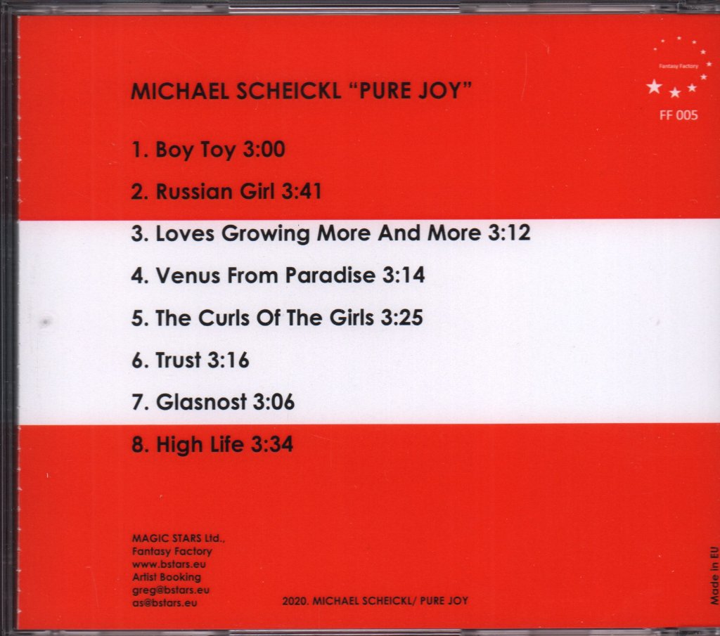 Michael Scheickl - Pure Joy - Cd