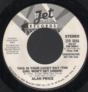 Alan Price - This Is Your Lucky Day - 7 Inch