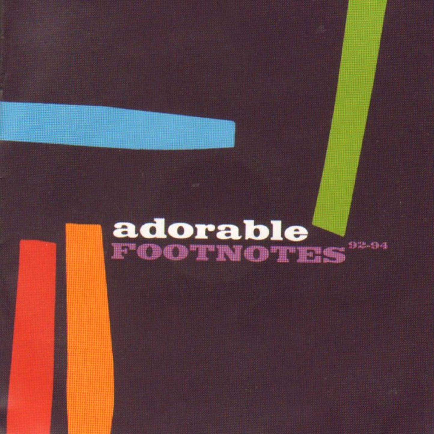 Adorable - Footnotes 92-94 - Cd