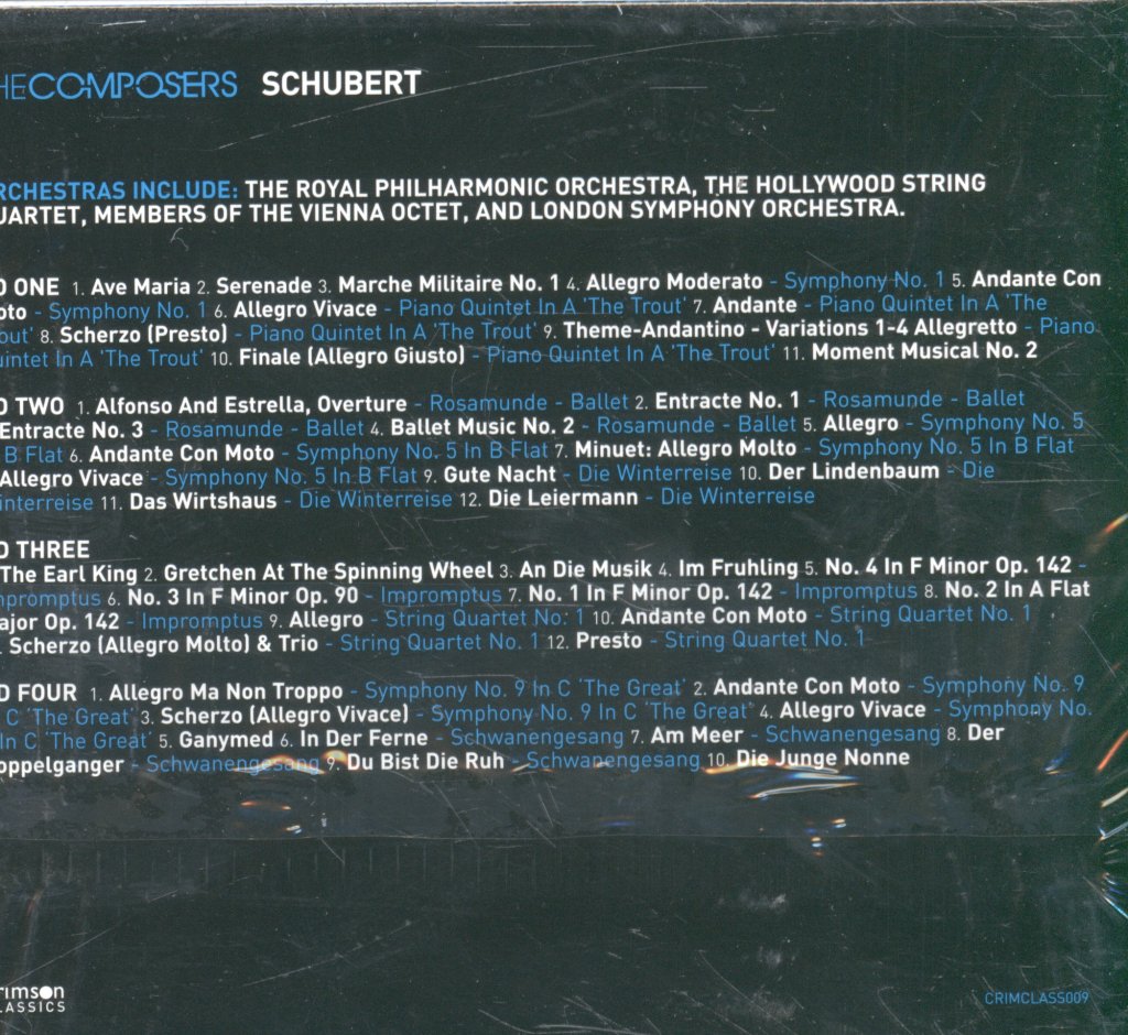 Various Artists - Schubert the Composers - Cd Set