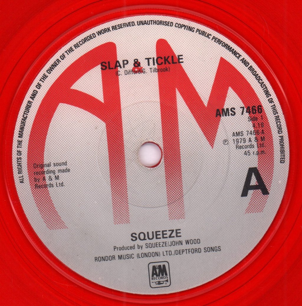 Squeeze - Slap And Tickle - 7 Inch