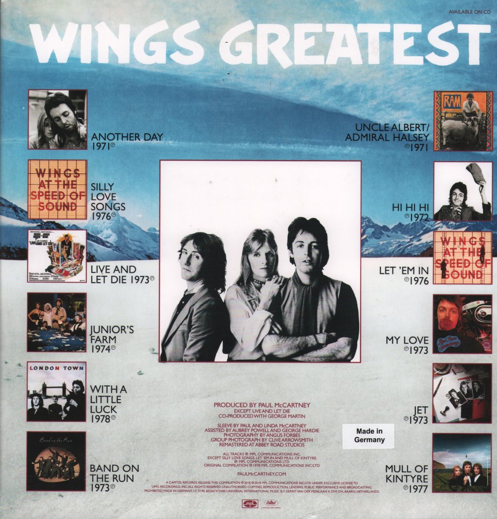 Wings - Greatest - Lp