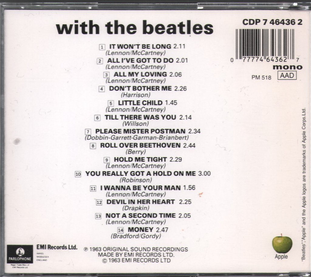 Beatles - With The - Cd