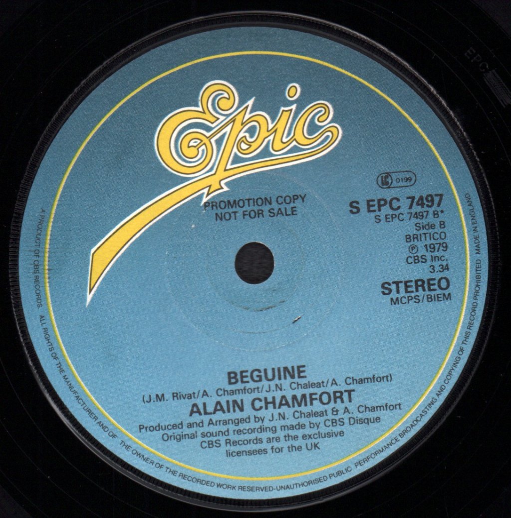 Alain Chamfort - Manureva - 7 Inch