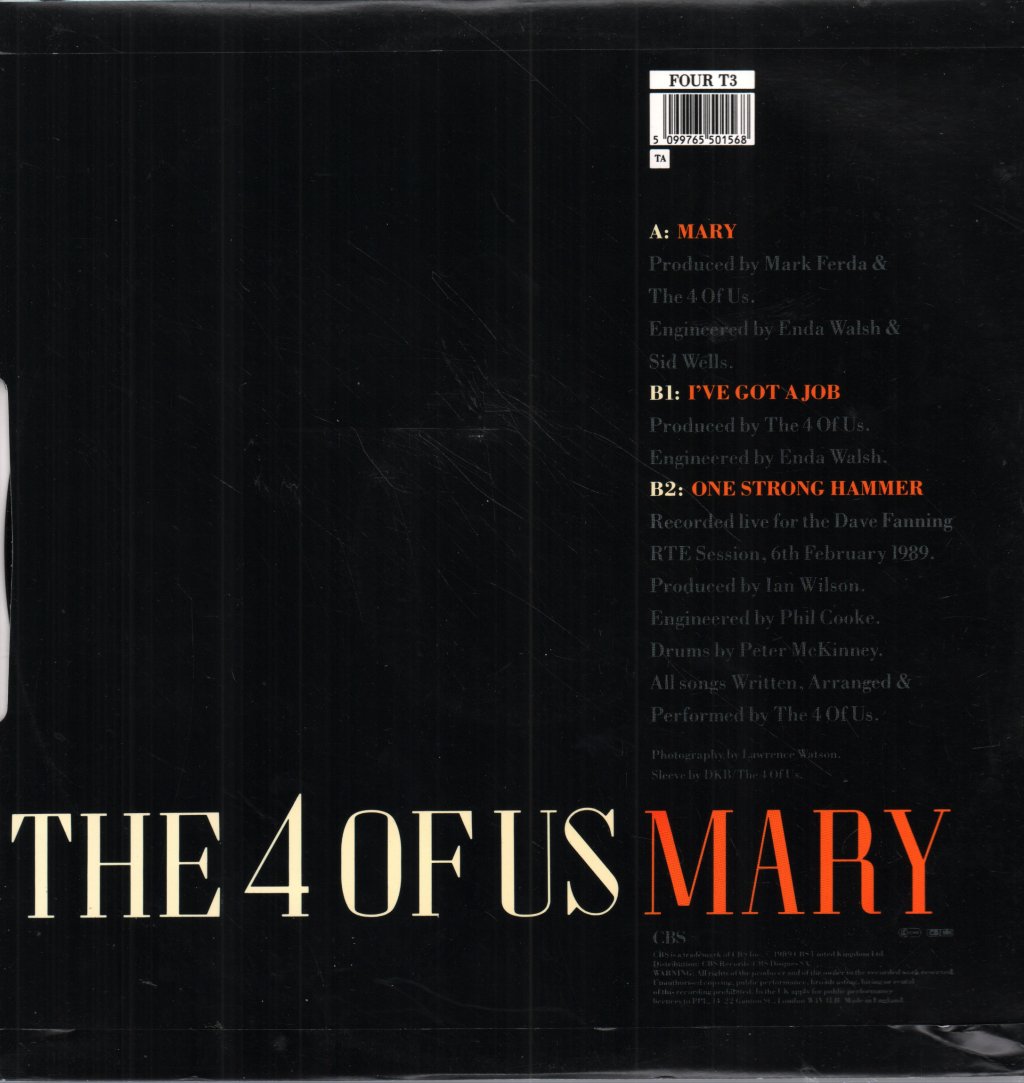 4 Of Us - Mary - 12 Inch