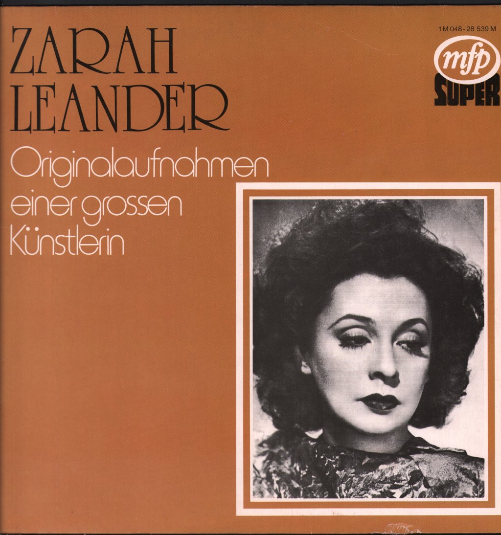 Zarah Leander - Originalaufnahmen Einer Grossen Künstlerin - Lp