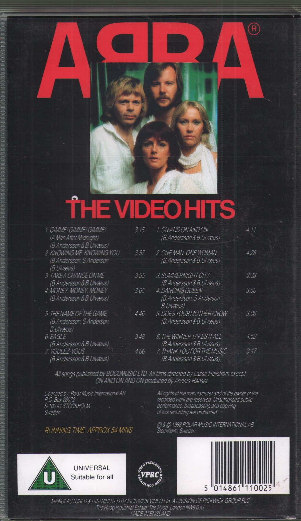 ABBA - Video Hits - Video