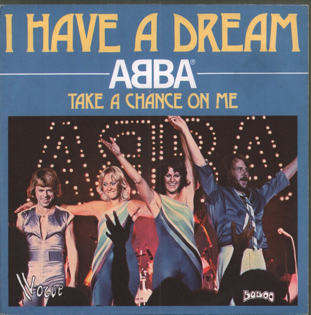 ABBA - I Have A Dream - 7 Inch