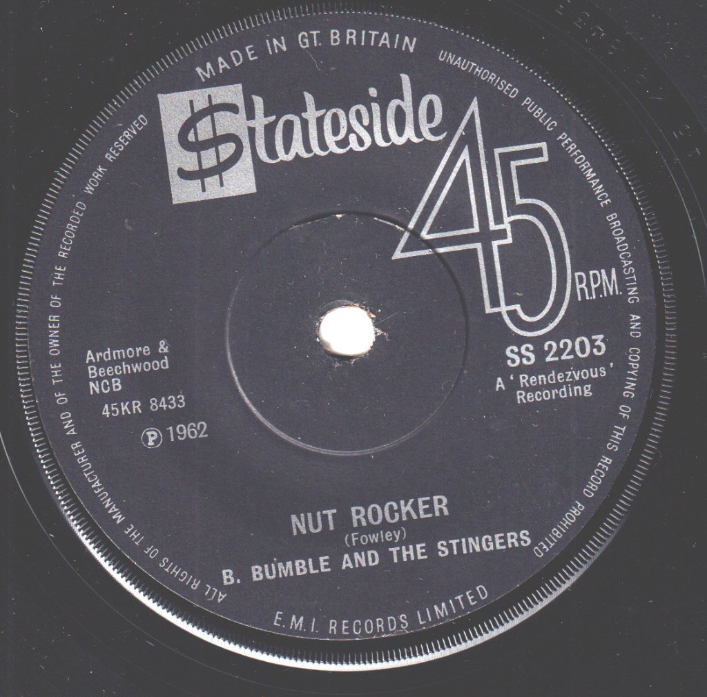 B.Bumble And The Stingers - Nut Rocker - 7 Inch