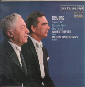 Walter Trampler / Mieczyslaw Horszowski - Brahms - Sonatas For Viola And Piano Nos.1 And 2 - Lp