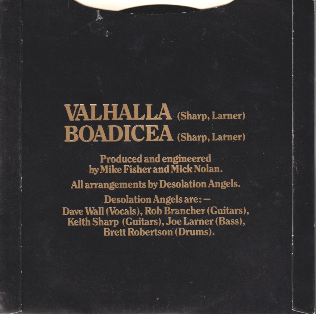 Desolation Angels - Valhalla - 7 Inch