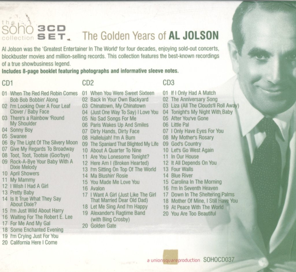 Al Jolson - Golden Years Of Al Jolson - CD 3 - Cd