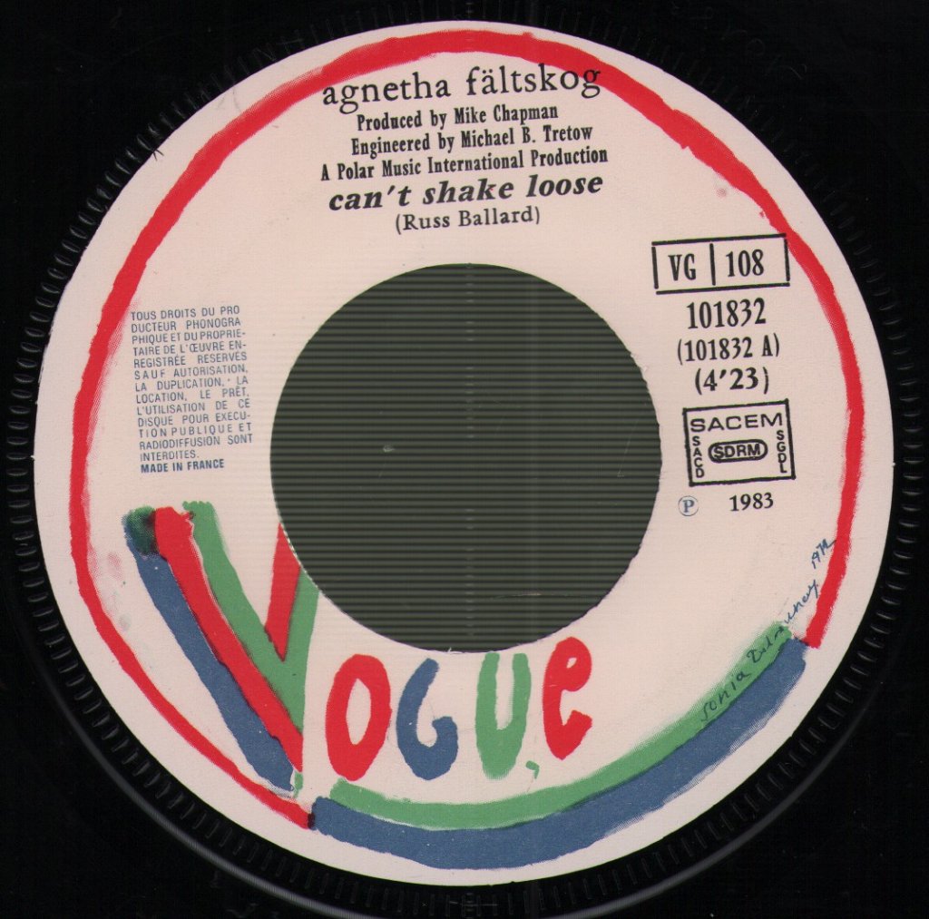 Agnetha Fältskog - Can't Shake Loose / Wrap Your Arms Around Me - 7 Inch