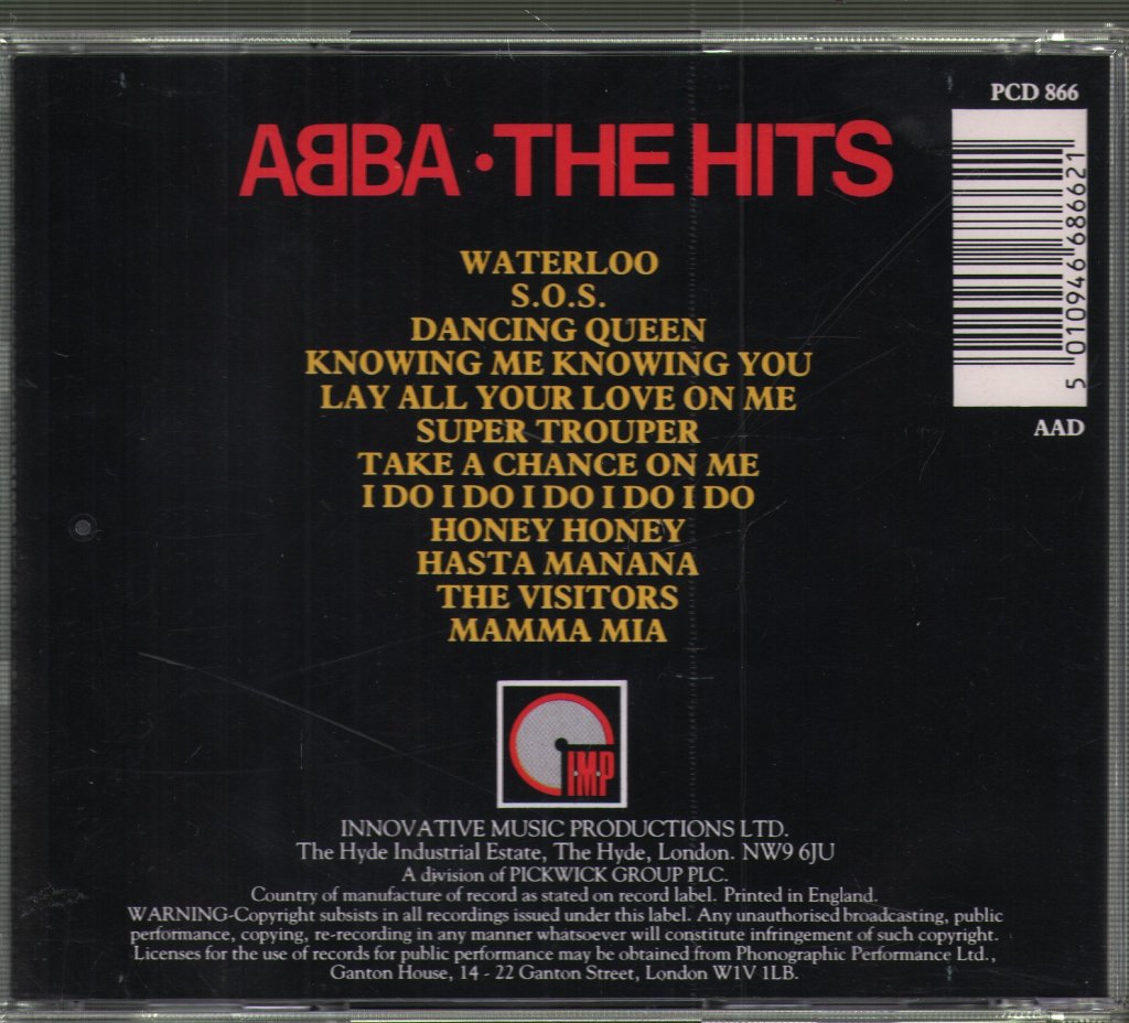 ABBA - Hits - Cd