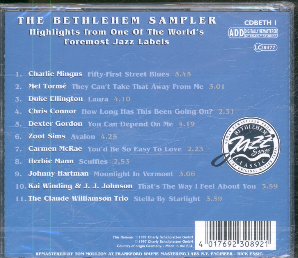 Various Artists - Bethlehem Sampler - Cd