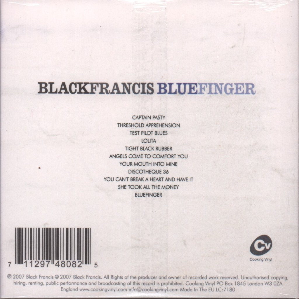 Black Francis - Bluefinger - Cd