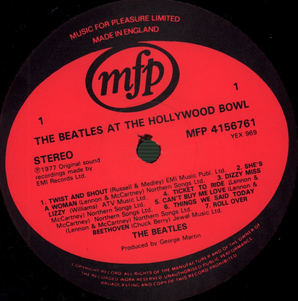 Beatles - At The Hollywood Bowl - Lp