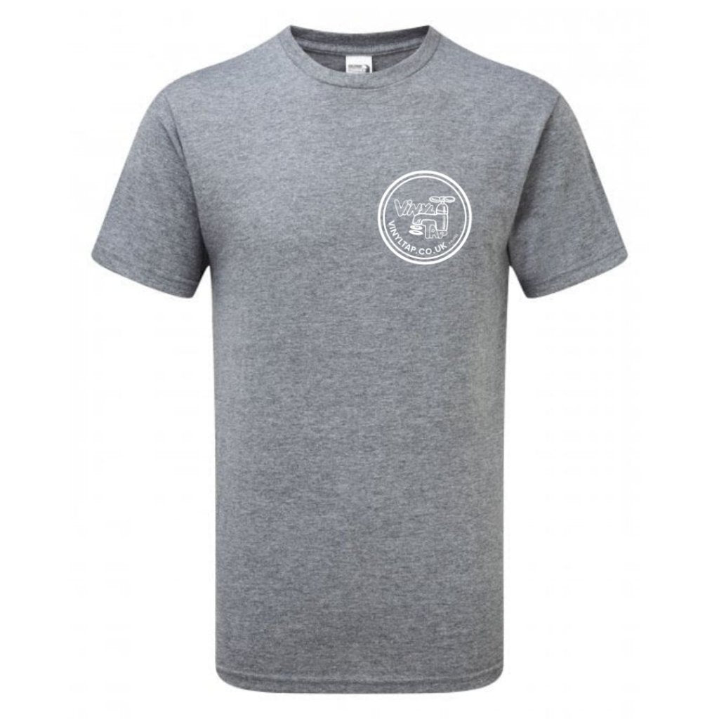 Vinyl Tap - T-Shirt - Grey (M) - T Shirt