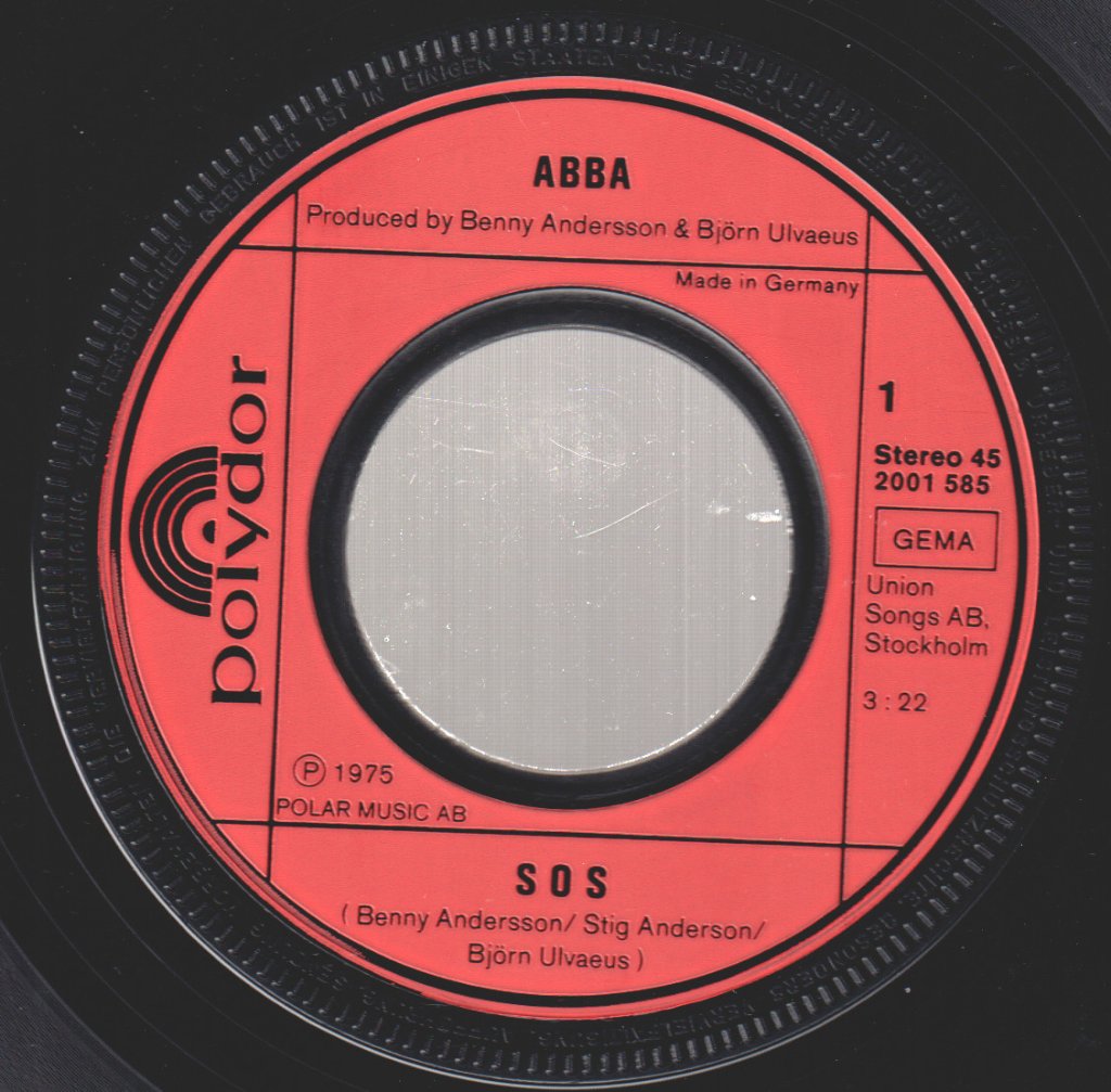 ABBA - S.O.S. - 7 Inch