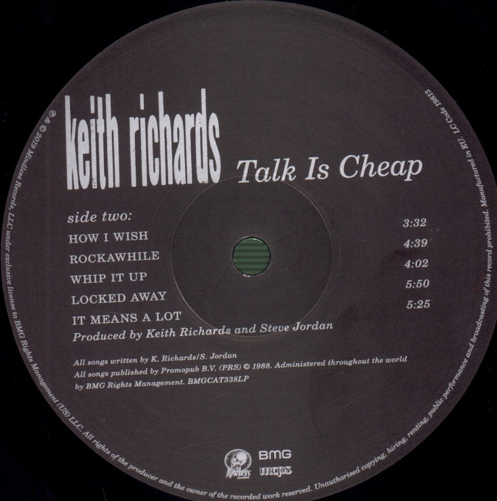 Keith Richards - Talk Is Cheap - Lp