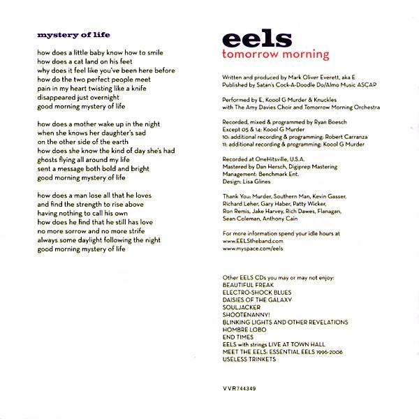 Eels - Tomorrow Morning - Cd