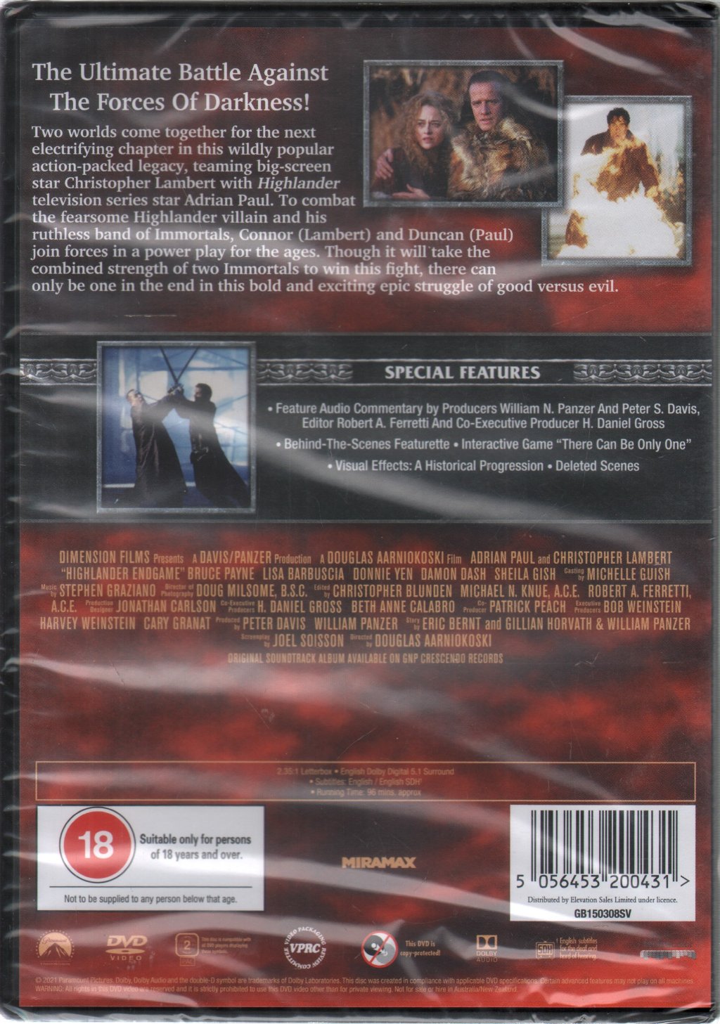 Highlander Endgame - Highlander Endgame - Dvd