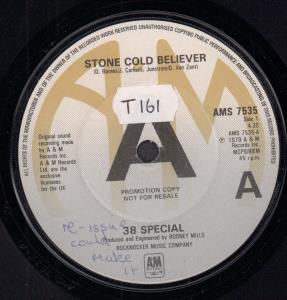 38 Special - Stone Cold Believer - 7 Inch