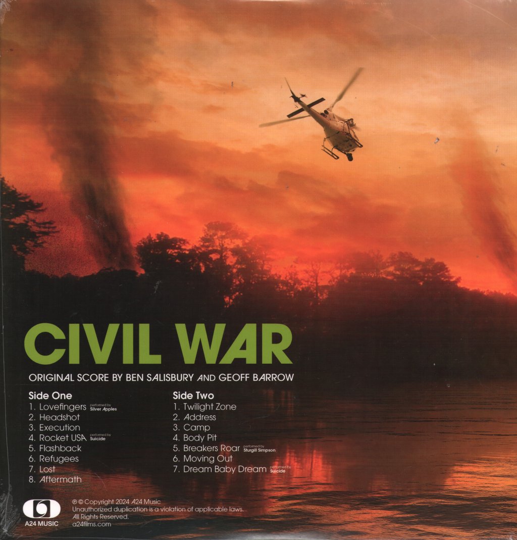 Ben Salisbury And Geoff Barrow - Civil War (Original Motion Picture Soundtrack) - Lp