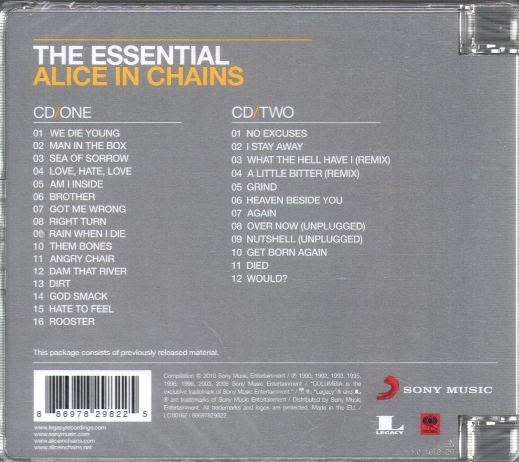 Alice In Chains - Essential Alice In Chains - Double Cd