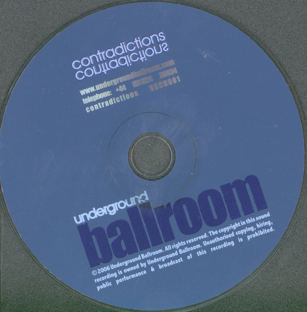 Underground Ballroom - Contradictions - Cd